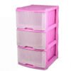 13033---MUEBLE-ORGANIZADOR-RATTAN-X-3-FUCSIA---NATURAL-V2 Mueble Organizador Rattan X3
