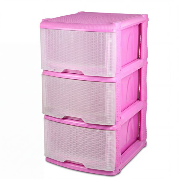 13033---MUEBLE-ORGANIZADOR-RATTAN-X-3-FUCSIA---NATURAL-V2 Mueble Organizador Rattan X3