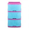 Mueble Organizador Rattan X3 Multicolor