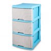 13035---MUEBLE-ORGANIZADOR-RATTAN-X-3-AZUL-MARINO---GRIS-V2 Mueble Organizador Rattan X3
