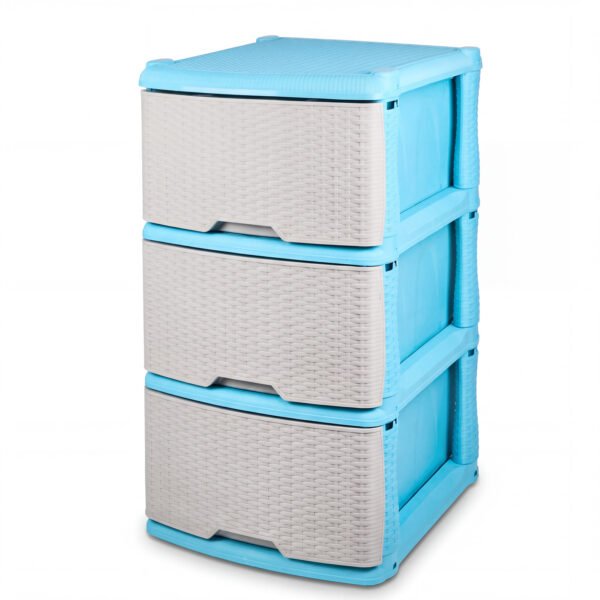 13035---MUEBLE-ORGANIZADOR-RATTAN-X-3-AZUL-MARINO---GRIS-V2 Mueble Organizador Rattan X3