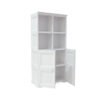 14607---MUEBLE-ELEGANCE-MONET-LISO-BLANCO-PERLA-v2 Mueble Elegance Monet Blanco Perla