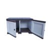 15266---MUEBLE-ELEGANCE-GOYA-LISO-GRIS-CON-WENGUE-V1 Mueble Elegance Goya Gris-Wengue