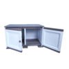 15267---MUEBLE-ELEGANCE-GOYA-LISO-BLANCO-PERLA-CON-AVELLANA-V2 Mueble Elegance Goya Blanco Perla-Avellana