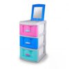 Mueble Organizador X3 Espejo Multicolor