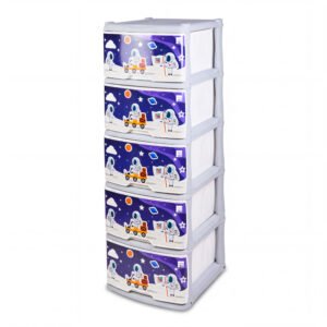 15850---MUEBLE-ORGANIZADOR-X-5-ASTRONAUTAS-LUMINOSO-GRIS-V2 Mueble Organizador X5 Niño