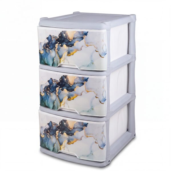 Mueble Organizador X3 Marmol
