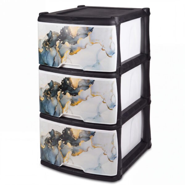 Mueble Organizador X3 Marmol