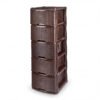 Mueble Organizador Rattan X5 Wengue