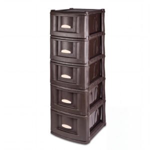 Mueble Organizador X5 Liso Wengue